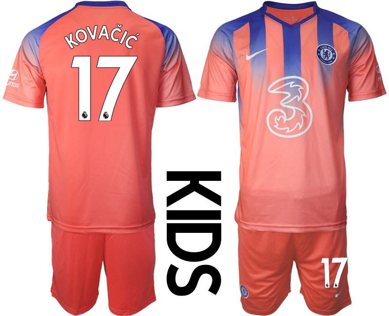 2021 Chelsea FC away Youth #17 soccer jerseys